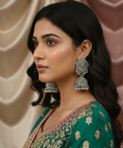 Traditional Filigree Dome Jhumka