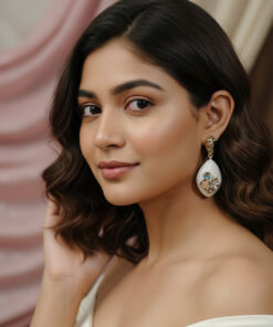 Elegant Floral Drop Earrings