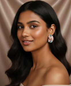 Artisan Abstract Pearl Earrings