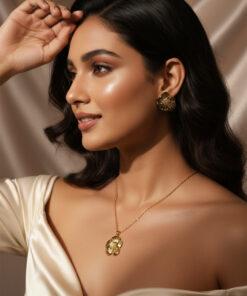 Sunflower Earring & Pendant Combo Set