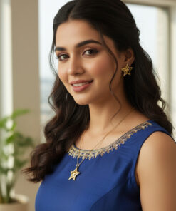 Starburst Earring & Pendant Combo Set